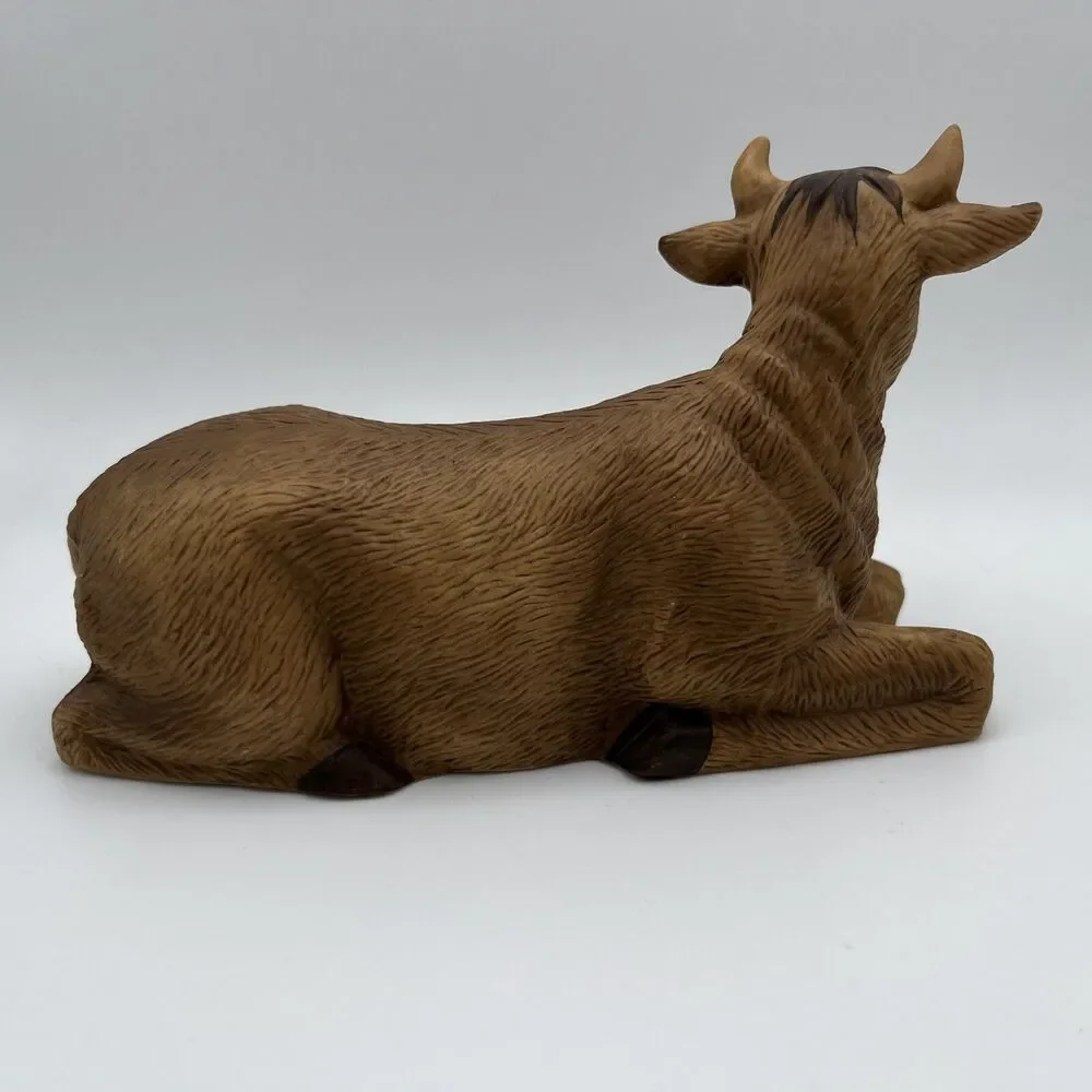 Kirkland Signature Porcelain Nativity Laying Cow Set #75177  Replacement
